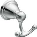 Moen YB2203CH Brantford Double Robe Hook, Chrome