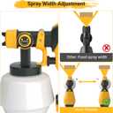 Cordless Paint Sprayer, 1200ML Electric Spray Gun with Dual 4.0Ah Batteries