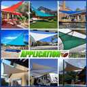 12' x 12' x 17' Turquoise Right Triangle Sun Shade Sail SMSLT Canopy Fabric Cloth Screen, Water Air Permeable & UV Resistant, Heavy Duty, Carport, Patio, Outdoor - (We Customize Size)