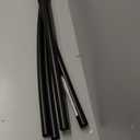 Zenna Home Rustproof Double Curved Shower Curtain Rod, No Drill Tension Mount, 50 to 72 Inches Adjustable Tension Shower Rod for Bathroom, Curves Out for Extra Room, Matte Black