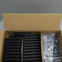 DN Mate 60 PCS Deck Railing Bracket Connectors for 2x4 (Actual 1.5x3.5) Wood Post to Handrail Connection, Stair Railing Connectors for Deck Railing Fence Railing