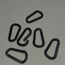 EZYA Heavy Duty Carabiner Clips, 860lbs - 3" Iron Carabiners for Keys, Gym, Camping, Hiking Accessories - D-Ring Keychain Hooks for Hammocks, Backpacks, Outdoor Gear