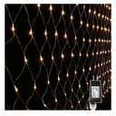 LYHOPE 12ft x 5ft 360 LED Christmas Net Lights, 8 Modes Low Voltage Mesh Christmas Decorative Lights for Xmas Trees, Bushes, Wedding, Garden, Outdoor, Indoor Decor (Warm White