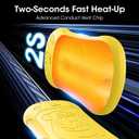 OLV Hand Warmers Rechargeable 2 Pack Strong Magnetic 18Hrs Longer Heating Portable Pocket-Sized Hand Warmer 6000mAh USB Hot Heater Birthday Gifts for Men Women Camping,Golf,Hunting,Travel Essentials