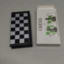 Travel Chess Set Magnetic Portable Folding Board - Small Mini Pocket Chess Set (X-Small / 5.9 Inch)