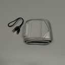 Cordless Wrist Hand Heating Pad Massage for Pain Relief, Rechargeable Heated Wrist Brace for Carpal Tunnel, Red Light Therapy Heated Wrist Massager Wrap for Arthritis (Silver)