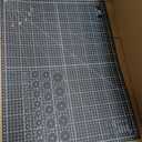 HEADLEY TOOLS 18" x 24" Thickened Self Healing Cutting Mat, A2 Rotary Cutting Sewing Mat for Crafts, Double Sided 5-Ply Table Cutting Board for Fabric Quilting Leather Arts Hobby Project, Grey/Black, 23.6"L x 17.7"W
