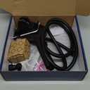 Shower Head,10Rain Shower Head with Handheld Spray Combo with 11'' Angle Adjustable Extension Arm/Flow Regulator/Shower System,High Pressure Rainfall Shower Head Clean Bathroom,Matt Black