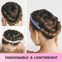 Lanzhire Heatless Curling Rod Headband for Long and Short Hair, No Heat Overnight Curls with Thin Curlers to Sleep In (Golden)