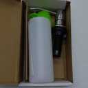 Built in Soap Dispenser for Kitchen Sink, Chrome Stainless Steel Countertop Pump Head (Plastic Inside), Dish Soap Hand Lotion Dispenser with Refillable 17OZ Bottle