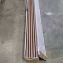 Art3d 6-Piece Wood Slat Acoustic Panels for Stylish Decor and Noise Reduction, 3D Textured Panel for Ceiling and Wall, Walnut (6Pcs - 94.5 * 7.9 inch)