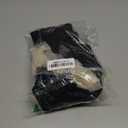 Girl's Dress Bow Ruffle Sheer Mesh Puff Long Sleeve Dresses Party Formal Short Dresses Size 8-12 (Black)