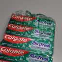 Colgate MaxFresh Clean Mint Toothpaste Pack, Fresh Breath Toothpaste with Fluoride and Hundreds of Mini Breath Strips, Leaves Mouth Feeling Refreshed for Hours, 4 Pack, 6.3 oz