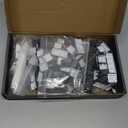 XVX WOB Keycaps 168 Keys, Double Shot PBT Custom Keycap Set, Minimalist Style White on Black Keycap, Cherry Profile Keyboard Keycaps for Cherry Gateron MX Switches Mechanical Keyboard