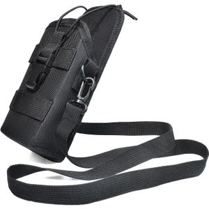 Universal Radio Molle Pouch, Heavy Duty Nylon Walke-Talkie Hostle Belt Pack MOLLE System Military for Baofeng Kenwood Yaesu Motorola Talkabout Walkie Talkie