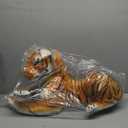Large Stuffed Tiger Plush Toy- Giant Tiger Stuffed Animal (27inches,Excluding Tail) (Yellow)