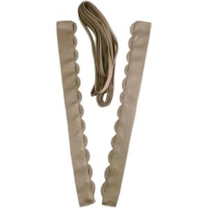 Women's Prom Dress Zipper Replacement Adjustable Fit Satin Corset Back Kit Lace up for Wedding Dress Light Gold 18"