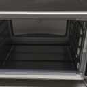 Amazon Basics 6-Slice 23-QT Toaster Oven with Built-In Air Fryer, 7-In-1 Cooking Options, 60-Min Timer & Adjustable Temperature (200 - 450), With Accessories, 1500W, Stainless Steel, Silver/Gray