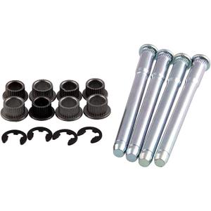 LEDAUT Door Hinge Pin and Bushing Repair Kits (4 pins 2 Door) for 1994-2004 Chevy S10 & GMC S15