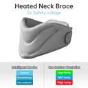 Graphene Heated Neck Brace for Neck Pain and Support,Foam Cervical Collar for Neck Pain and Spine Pressure