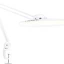 Neatfi XL 2200 Lumens 20W LED Desk Lamp with Clamp  Adjustable Color Temperature | 4-Level Dimmable Light | Home Office, Crafts & Workbench | 20-Inch Wide Head (White, CCT with Clamp)