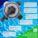 11378 6-Way Valve Replacement for Intex 12 Inch Sand Filter Pump 26645EG.