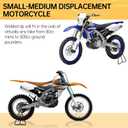 Dirt Bike Triangle Stand, Motorcycle Rear Wheel Paddock Stand, T-shaped Central Support, Solid Steel Structure for 80-500cc Supermoto Motocross Enduro Pit Bike