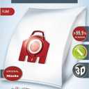 Miele Genuine AirClean 3D FJM Vacuum Cleaner Bags, 4 x Bags, 1 AirClean Exhaust Filter