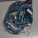 Multi Color Irridecent Green Cord Weave Trims 3/8" (9mm) Decorative Weaved Green Rope 5 Yards