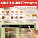 Gourmia Toaster Oven - 9-Slice Capacity, Digital Display, Green
French Door Design Air Fryer Combo, 12 Cooking Presets, Adjustable Time & Temperature, FryForce 360°, Dishwasher-Safe Trays
