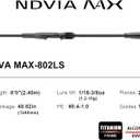 PURELURE Novia Inshore Spinning Rod 7'2''-8'6'' Saltwater Fishing Rod