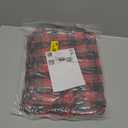 CCINEE 6pcs Christmas Chair Back Cover, Black and Red Grid Chair Slipcovers Hat Buffalo Plaid Christmas Back Covers Christmas Dining Chair Protector Elastic for Dining Room Xmas Party Table Decor