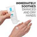La Roche-Posay Cicaplast Hand Cream, Instant Relief Moisturizing Hand Lotion for Dry Hands, Shea Butter Lotion for Dry Cracked Hands, Non Greasy, Fragrance Free