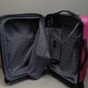 Travelers Club Chicago Hardside Expandable Spinner Luggage, Fuchsia, 20" Carry-On