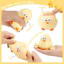 ZIFTY Squeeze Toys Handmade Duck Squishy Stress Chick Relief Toys with Accessories for Adults Relieving Fidget Toys Party Favors for Adults Birthday
