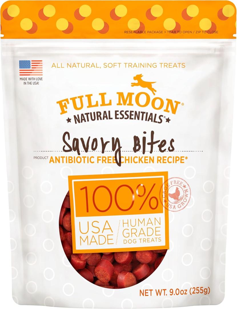 Full Moon Essential Chicken Savory Bites 9.0 oz (EXP 07/29/27)