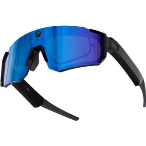 AI Smart Glasses with Open Ear Speaker, 5.4 Bluetooth,Voice Assistant Compatible,Real-Time Translation,Auto Color-Changing Lenses for Business&Outdoor Activities,Model v06