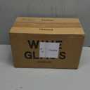 Wine Glasses Set of 8, 12oz Clear Red/White, Long Stem Wine Glasses for Party, Wedding and Home