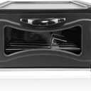 90-Second Pro Pizza Oven - 800F Countertop Oven with 6 Presets (Neapolitan, NY), Variable Heat 300-800F, Commercial-Grade, Indoor/Outdoor, Back-to-Back Cooking, Black Stainless Steel