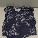 WEACZZY Women's Summer Short Sleeve Casual Dresses V-Neck Floral Party Dress with Pockets (L)