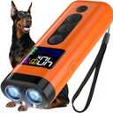 Dog Bark Deterrent Device 65FT Range Anti Barking Device for Dogs, Stops Neighbors Dog Barking with 3 Ultrasonic Frequencies (25/30/40kHz) & 5 Sound Modes, for Indoor & Outdoor Training