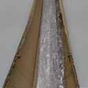 Blulu Universal Stove Gap Cover - 304 Stainless Steel Stove Gap Filler Slide-in Range Trim for Microwave Oven Cooktop Kitchen Decor, 36'' x 3'' x 1''