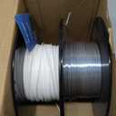 Fugacity PETG Filament 1.75mm, Black 3D Printer Filament 2 Roll 1KG Spool Bundles, Dimensional Accuracy +/- 0.02mm, Enhanced Printing Effect Fits Most FDM 3D Printers