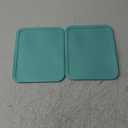Sophico 11 Cup Rectangle Silicone Storage Cover Lids Replacement for Pyrex 7212-PC Glass Bowls, Container not Included (MINT- 2PACK)