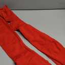 Dsource Unisex Soccer Socks, Knee High Solid Baseball Football Sports Team Socks (Large, Red-2 Pairs)