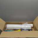 QWORK Self-Levelling Cement Tool Kit, Floor Construction Roller Spike Shoes, Epoxy Floor Paint Tool, Stainless Steel Scraper Self-Leveling Rake