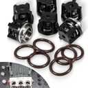 AR1828 Water Pressure Washer Pump Check Valve Kit with O-Rings Compatible with Annovi Reverberi 18mm RKV, RRV, XRC, XRCA Series Pumps, 70-0179 Pressure Washer Valve Kit AR1828