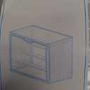 Clear Doll Storage Box with Lid - Stackable Organizer for 15-17cm Dolls & Accessories, Transparent Display Case for Collectibles, Action Figures, and Toy Clothes