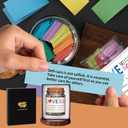 Qunrwe 90 PCS Love Notes Jar,I Love You Gifts for Him Her,Romantic Anniversary Birthday Engagement Wedding Long Distance Couple Gifts for Women Men Husband Wife Boyfriend Girlfriend Lover