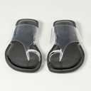 The Drop Women's Camilla Wide Thong Sandal (9, Clear)